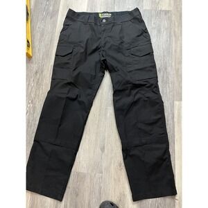 Men's V2 First Tactical BDU Black Cargo Pants 36 x 32 Two Way Stretch
